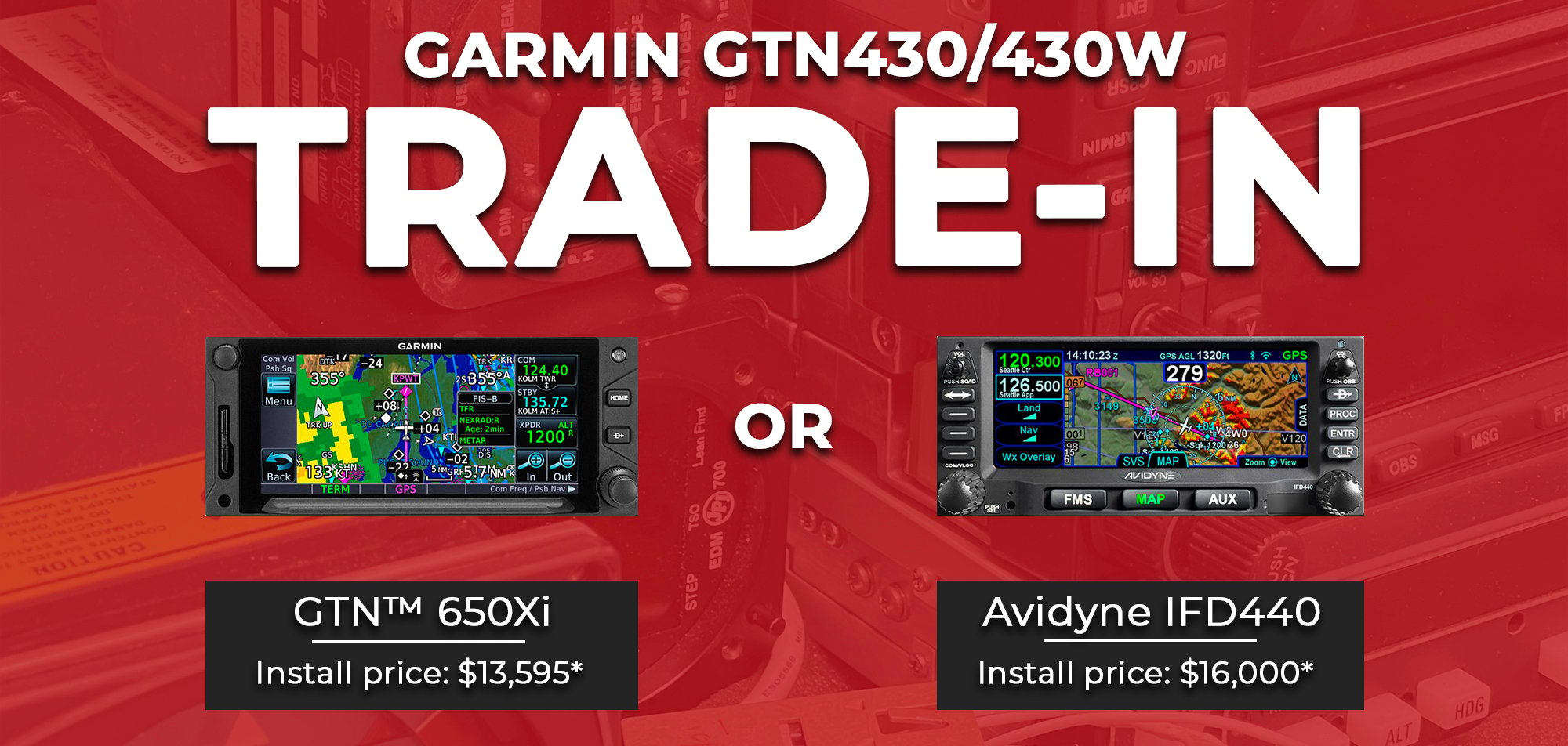 SPRK Garmin Trade-in Banner